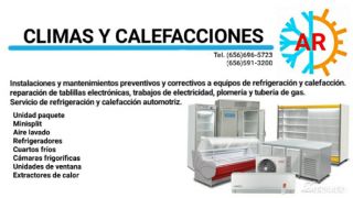 instaladores de aire acondicionado en ciudad juarez Climas Y Calefacciones AR