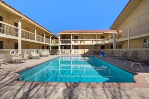 Pool at the La Quinta Inn by Wyndham El Paso East Lomaland in El Paso, Texas