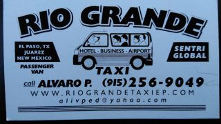 airport transfers juarez city RIO GRANDE TAXI