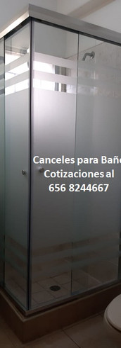 puertas correderas de cristal en ciudad juarez CyH Corp. Canceles para Baño
